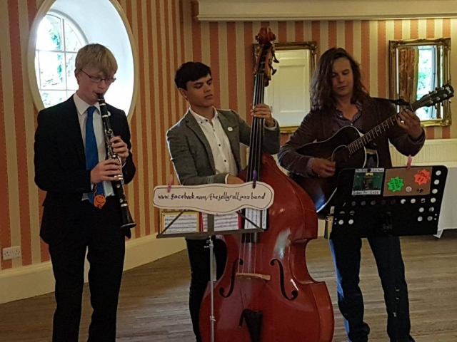 The Jelly Roll Jazz Band performing in Best Western Forest & Vale Hotel, Pickering, 2018