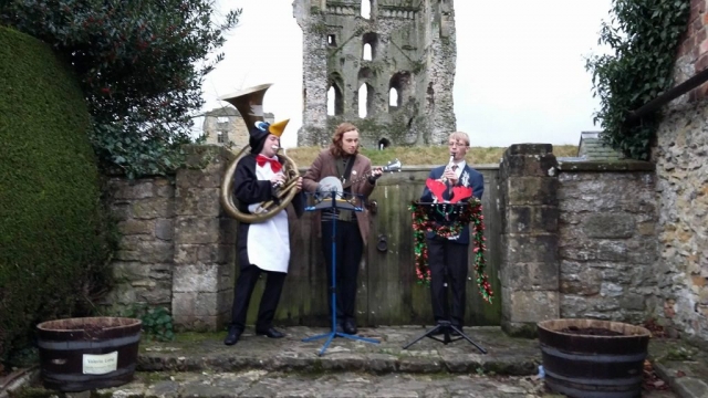 The Jelly Roll Jazz Band performing at Helmsley Small Business Saturday, December 2015