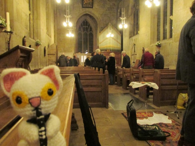 Clarence the Clarinet-Playing Cat | Concert, St. Augustine's Church (Skirlaugh), April 2018