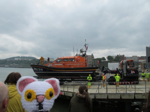 Clarence the Clarinet-Playing Cat | Food festival, Scarborough, May 2018