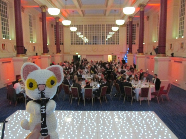 Clarence the Clarinet-Playing Cat | Corporate Christmas party, BMA House (London), December 2018