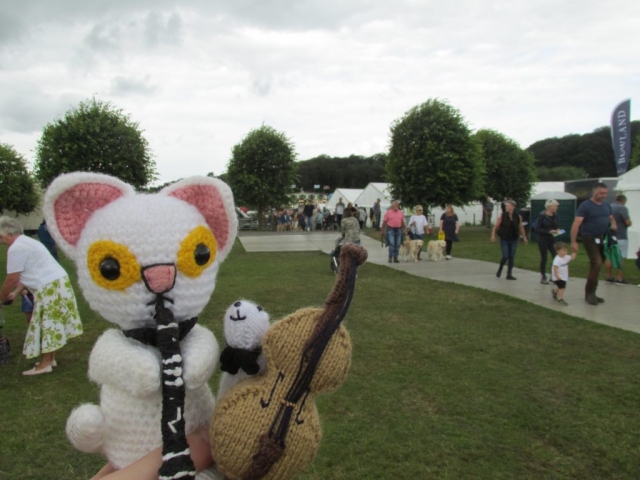 Clarence the Clarinet-Playing Cat and Boris the Bass-Playing Bear | The Royal Lancashire Show, Ribchester, July 2019
