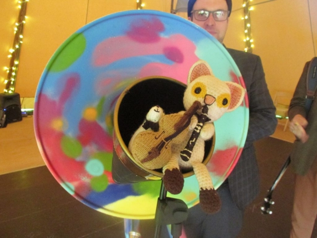 Clarence the Clarinet-Playing Cat and Boris the Bass-Playing Bear | Wedding reception, Feckenham, August 2021