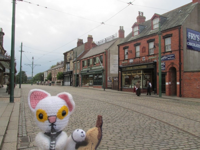 Clarence the Clarinet-Playing Cat and Boris the Bass-Playing Bear | Corporate party, Beamish Museum, September 2021