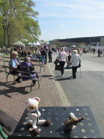 Clarence the Clarinet-Playing Cat and Boris the Bass-Playing Bear | Harrogate Flower Show, The Great Yorkshire Showground, April 2022